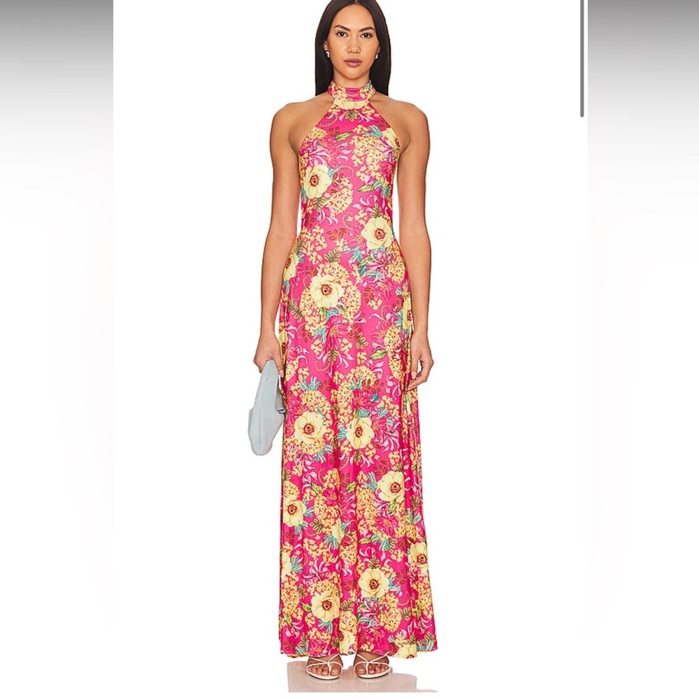 Agua bendita X Revolve Darmi Maxi Dress in Foulard Floral